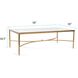 Bonnifait 58 X 18.5 inch Antique Bronze Coffee Table
